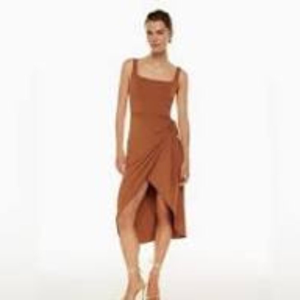 🤎 Wilfred Saturn Midi Dress | Womens Size L (14-16) | Comfy Summer Dress 🤎